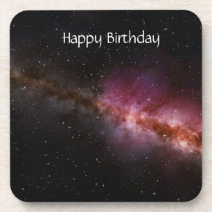 Beeld van het universum bier onderzetter