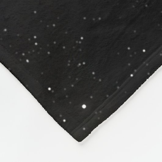 Beeld van het universum fleece deken (Hoek)