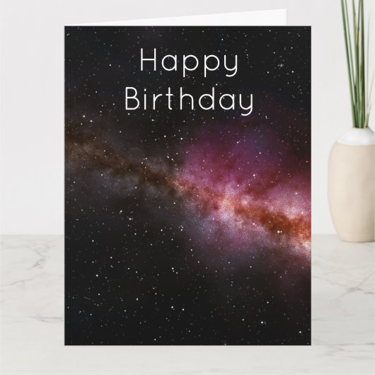 Beeld van het universum  kaart (Voorkant)