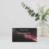 Beeld van het universum visitekaartje (Staand voorkant)