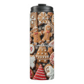 Beeld van ijskoude gemberkoekjes thermosbeker (Voorkant)