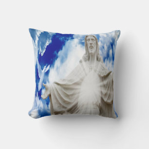 beeld van Jezus Christus Kussen