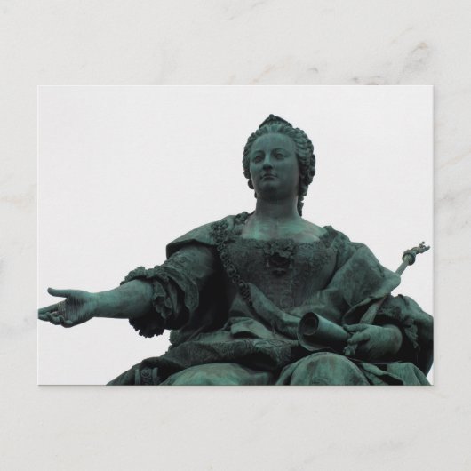 beeld van Maria Theresia Briefkaart (Voorkant)