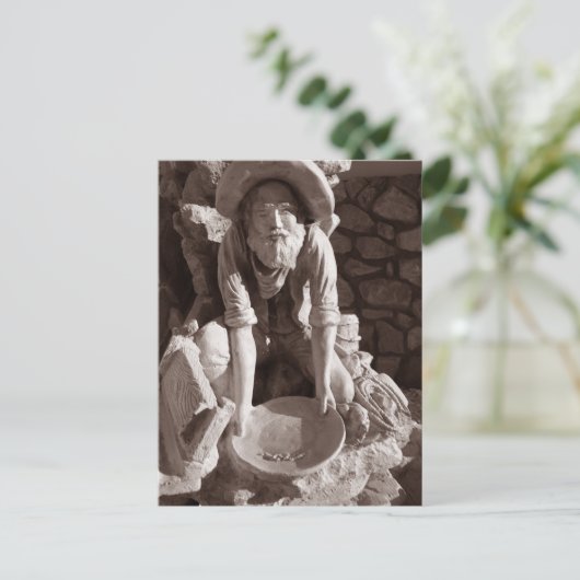 beeld van Miner, Ely, Highway 50 Briefkaart (Staand voorkant)