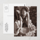 beeld van Miner, Ely, Highway 50 Briefkaart (Voorkant / Achterkant)