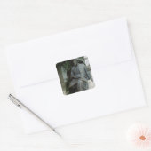beeld van Moses Maimonides Vierkante Sticker (Envelop)