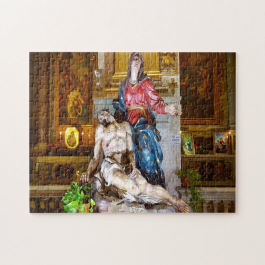 Beeld van Onze Lieve Vrouw . Legpuzzel (Horizontaal)