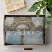  beeld van Parijs, Frankrijk Tissuepapier (Geschenk)