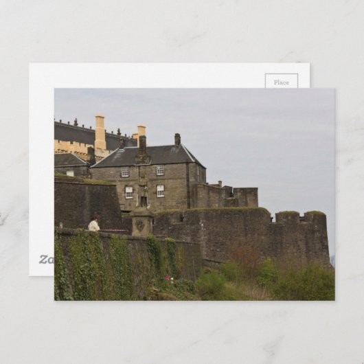 beeld van Robert de Bruce op Stirling Castle Briefkaart (Voorkant / Achterkant)