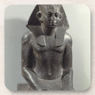 beeld van Sesostris III (1887-49 voor Christus) al Bier Onderzetter