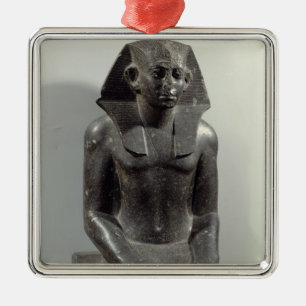 beeld van Sesostris III (1887-49 voor Christus) al Metalen Ornament
