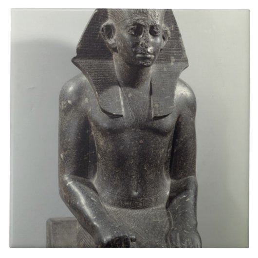 beeld van Sesostris III (1887-49 voor Christus) al Tegeltje (Voorkant)