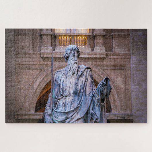 Beeld van Sint-Paulus Rome. Legpuzzel (Horizontaal)