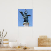Beeld van St. Michael - Castel Sant'Angelo top, Ro Poster (Keuken)