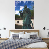 beeld van Sun Tzu in Yurihama, Tottori, Japan Canvas Afdruk (Insitu (Slaapkamer))