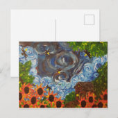 "Beeld van Van Gogh" — post-card art print Briefkaart (Voorkant / Achterkant)