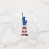 Beeld Van Vrijheid 4 Juli Glitters Confetti (Kleine voorkant)
