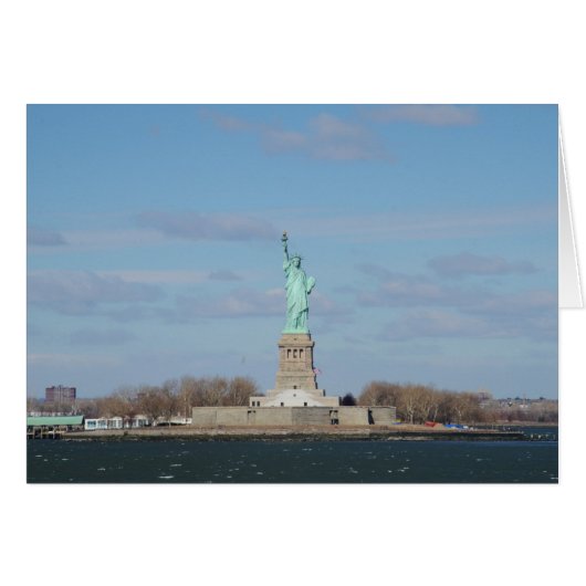 Beeld Van Vrijheid Ellis Island (Voorkant Horizontaal)