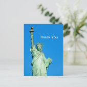 Beeld van Vrijheid New York Foto Bedankt Briefkaart (Staand voorkant)
