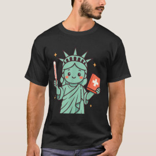 Beeld van vrijheid new york usa amerika verenigd t-shirt