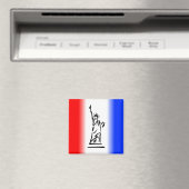 Beeld van vrijheid Rood Wit Blauwe Streep Magneet (Insitu (Vaatwasser))