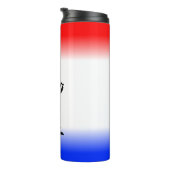Beeld van vrijheid Rood Wit Blauwe Streep Thermosbeker (Geroteerd rechts)