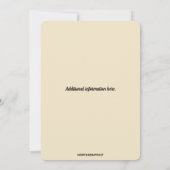 Beeldbaar gele pioenrozen kaart (Achterkant)