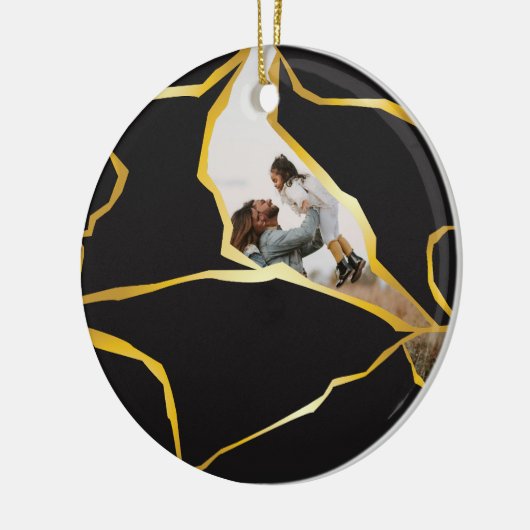 Beeldbaar Kintsugi-ontwerp Ornament (Links)