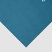 Beeldbaar Oceanblauwe QR-code Tissuepapier (Detail)