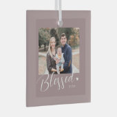 Beeldbare kleuren kerstversiering zonder tinten glas ornament (Voorkant Rechts)