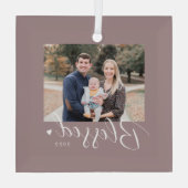 Beeldbare kleuren kerstversiering zonder tinten glas ornament (Achterkant)