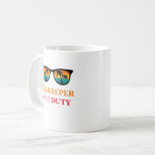Beeldbewaarder uit dienst koffiemok (Voorkant links)