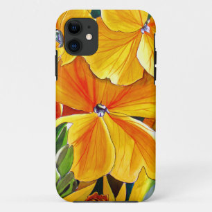 Beeldbloem oorspronkelijke waterverf bloemkunst Case-Mate iPhone case