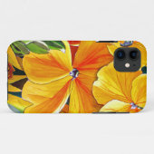 Beeldbloem oorspronkelijke waterverf bloemkunst Case-Mate iPhone case (Achterkant (horizontaal))