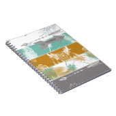 Beeldboho-journaal met gelaagde stof notitieboek (Rechterzijde)