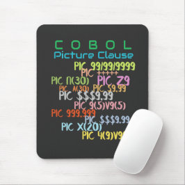 Beeldclausule in Cobol-programmering  Muismat