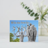 Beelden in het Oude San Juan, San Juan, Puerto Ric Briefkaart (Staand voorkant)