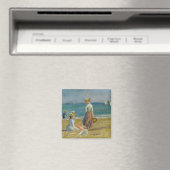 Beelden op het strand - Pierre-Auguste Renoir Magneet (Insitu (Vaatwasser))