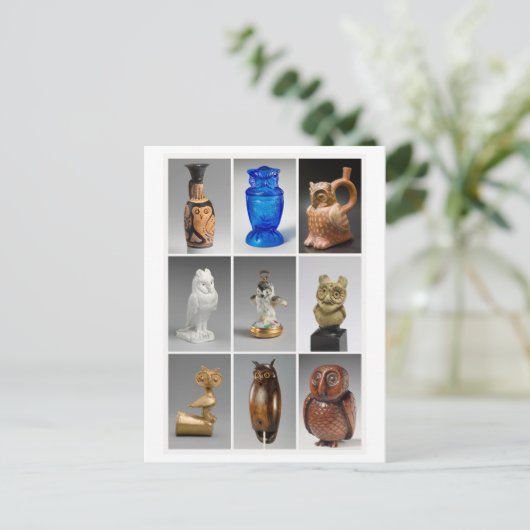 Beelden/sculpturen van de Museumuil Briefkaart (Staand voorkant)