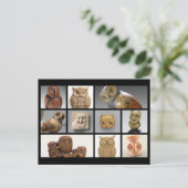 Beelden/sculpturen van de Museumuil Briefkaart (Staand voorkant)