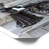 Beelden & standbeelden in Dublin, Ierland Poster (Hoek)