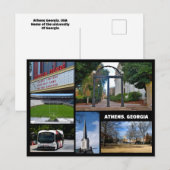 Beelden van Athens, Georgia, VS Briefkaart (Voorkant / Achterkant)