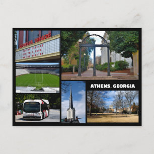 Beelden van Athens, Georgia, VS Briefkaart