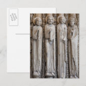 beelden van de gevel van Chartres Briefkaart (Voorkant / Achterkant)
