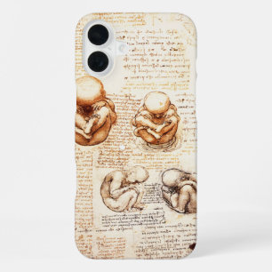 Beelden van een foetus in de baarmoeder, Verloskun iPhone 16 Plus Hoesje