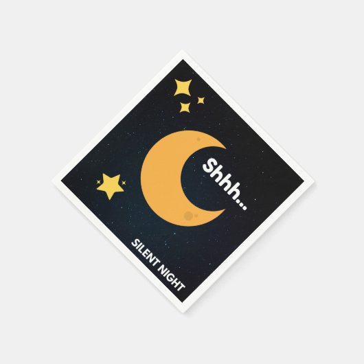 Beelden van Kerstmis - Stille Nacht Servet (Hoek)