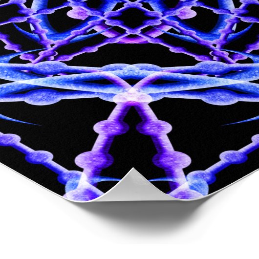 Beelden van Light Mandala Poster (Hoek)