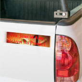 beeldenCAN4ENWI, Vote, Jesus for King Hij houdt H. Bumpersticker (Op Truck)