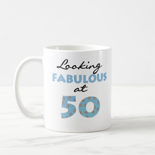 Beeldend op 50 koffiemok (Links)