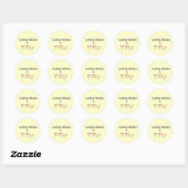 Beeldend op 50 ronde sticker (Vel)
